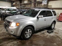 Salvage cars for sale at Eldridge, IA auction: 2012 Ford Escape Limited