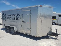 Salvage trucks for sale at Homestead, FL auction: 2016 Diamond Enclosed Cargo Trailer