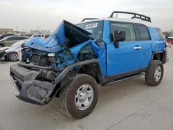 Salvage cars for sale at Grand Prairie, TX auction: 2007 Toyota FJ Cruiser