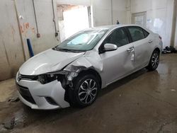 Salvage cars for sale at Madisonville, TN auction: 2016 Toyota Corolla L