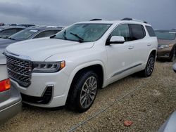 GMC salvage cars for sale: 2020 GMC Acadia Denali