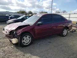 Salvage cars for sale at Sacramento, CA auction: 2002 Honda Civic LX