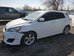 Salvage cars for sale from Copart London, ON: 2009 Toyota Corolla Matrix S