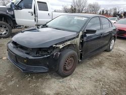 Salvage cars for sale at Baltimore, MD auction: 2014 Volkswagen Jetta Base