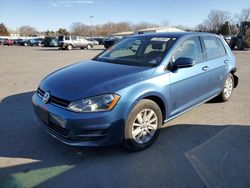 Salvage cars for sale at Glassboro, NJ auction: 2016 Volkswagen Golf S/SE