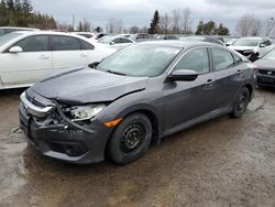 Salvage cars for sale at Bowmanville, ON auction: 2017 Honda Civic EX