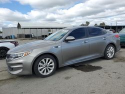 Salvage cars for sale at Fresno, CA auction: 2018 KIA Optima LX