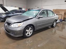 Salvage cars for sale at Elgin, IL auction: 2004 Honda Civic EX