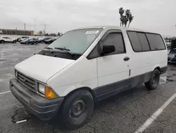 Salvage trucks for sale at Van Nuys, CA auction: 1991 Ford Aerostar