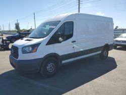 Salvage trucks for sale at Miami, FL auction: 2016 Ford Transit T-250