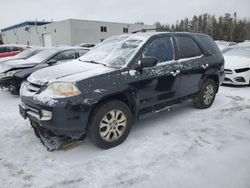 Salvage cars for sale at Cookstown, ON auction: 2003 Acura MDX Touring