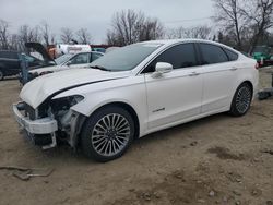 Salvage cars for sale at Baltimore, MD auction: 2018 Ford Fusion SE Hybrid