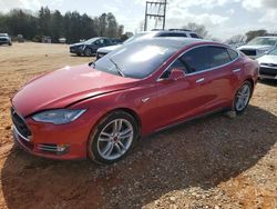 Salvage cars for sale at China Grove, NC auction: 2014 Tesla Model S