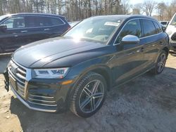 Salvage cars for sale at North Billerica, MA auction: 2019 Audi SQ5 Premium Plus