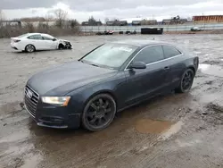 Salvage cars for sale at Columbia Station, OH auction: 2013 Audi A5 Premium