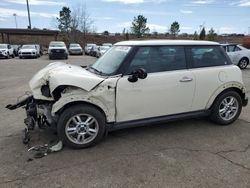 Salvage cars for sale at Gaston, SC auction: 2012 Mini Cooper