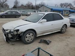 Vehiculos salvage en venta de Copart Wichita, KS: 2002 Honda Accord EX