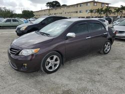 Toyota Corolla Vehiculos salvage en venta: 2013 Toyota Corolla Base