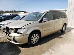 Salvage cars for sale at Franklin, WI auction: 2011 Chrysler Town & Country Touring L