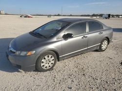 Salvage cars for sale at New Braunfels, TX auction: 2010 Honda Civic VP