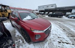 Salvage cars for sale at Montreal Est, QC auction: 2019 Hyundai Santa FE SE