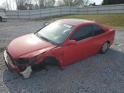 Salvage cars for sale at Gastonia, NC auction: 2002 Honda Civic EX