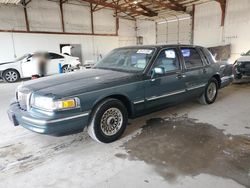 Salvage cars for sale at Lexington, KY auction: 1996 Lincoln Town Car Executive