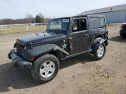 Salvage cars for sale at Columbia Station, OH auction: 2017 Jeep Wrangler Sport