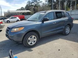 Salvage cars for sale at Savannah, GA auction: 2009 Hyundai Santa FE GLS