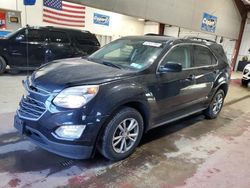 Salvage cars for sale at Angola, NY auction: 2016 Chevrolet Equinox LT