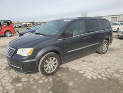 Salvage cars for sale at Kansas City, KS auction: 2014 Chrysler Town & Country Touring