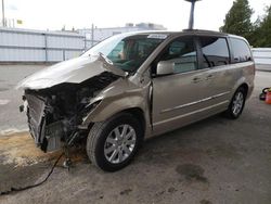 Salvage cars for sale at Sacramento, CA auction: 2016 Chrysler Town & Country Touring