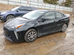 Salvage cars for sale at Davison, MI auction: 2020 Toyota Prius LE