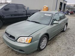 Salvage cars for sale at Spartanburg, SC auction: 2003 Subaru Legacy L