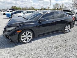 Salvage cars for sale at Riverview, FL auction: 2020 Honda Civic SI