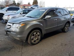 Salvage cars for sale at Denver, CO auction: 2008 Acura MDX Technology