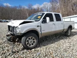 Salvage trucks for sale at West Warren, MA auction: 2005 Ford F250 Super Duty