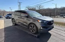 Salvage cars for sale at Kansas City, KS auction: 2019 Ford Edge ST