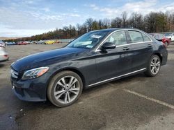 Salvage cars for sale at Brookhaven, NY auction: 2019 Mercedes-Benz C 300 4matic