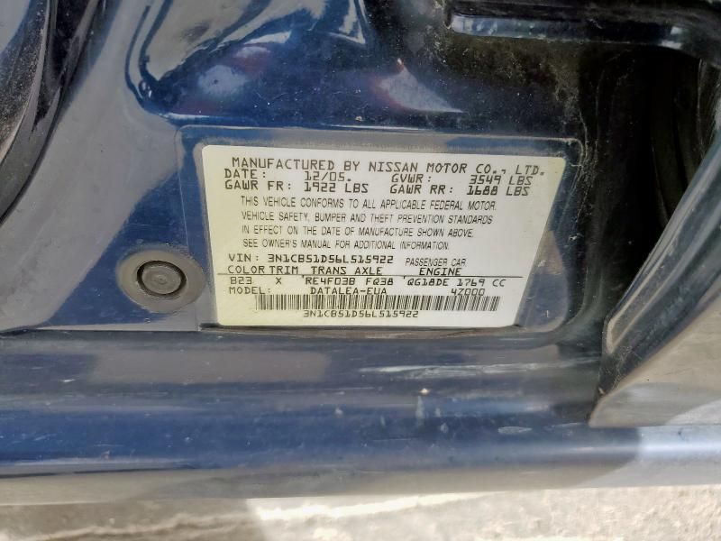 2006 Nissan Sentra 1.8