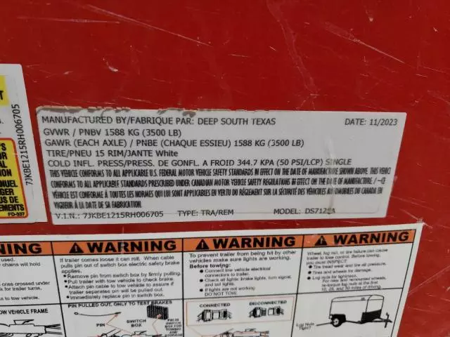 2024 Other 2024 Deep South Texas Enclosed Cargo Trailer