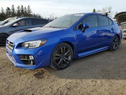 Salvage cars for sale at Bowmanville, ON auction: 2017 Subaru WRX Limited