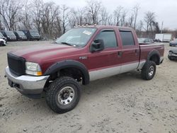 Ford salvage cars for sale: 2004 Ford F350 SRW Super Duty