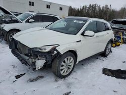 Salvage cars for sale from Copart Cookstown, ON: 2019 Infiniti QX50 Essential