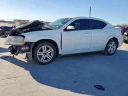 Salvage cars for sale at Grand Prairie, TX auction: 2012 Dodge Avenger SXT