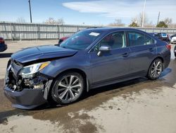 Salvage cars for sale at Littleton, CO auction: 2015 Subaru Legacy 3.6R Limited