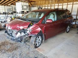 Toyota Sienna le salvage cars for sale: 2012 Toyota Sienna LE