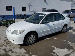 Salvage cars for sale at Farr West, UT auction: 2004 Honda Civic GX