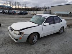 Salvage cars for sale at Spartanburg, SC auction: 2001 Toyota Corolla CE