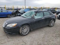 Salvage cars for sale at Indianapolis, IN auction: 2012 Chrysler 200 Limited